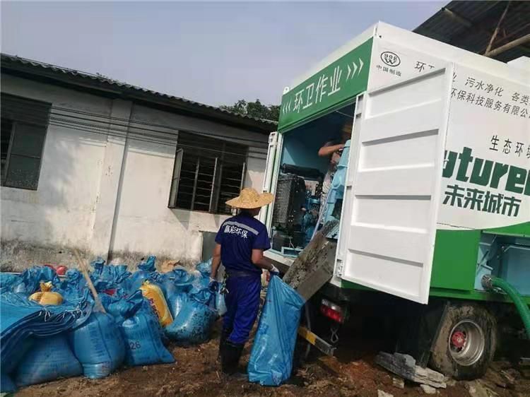 深州工业污泥压干处理